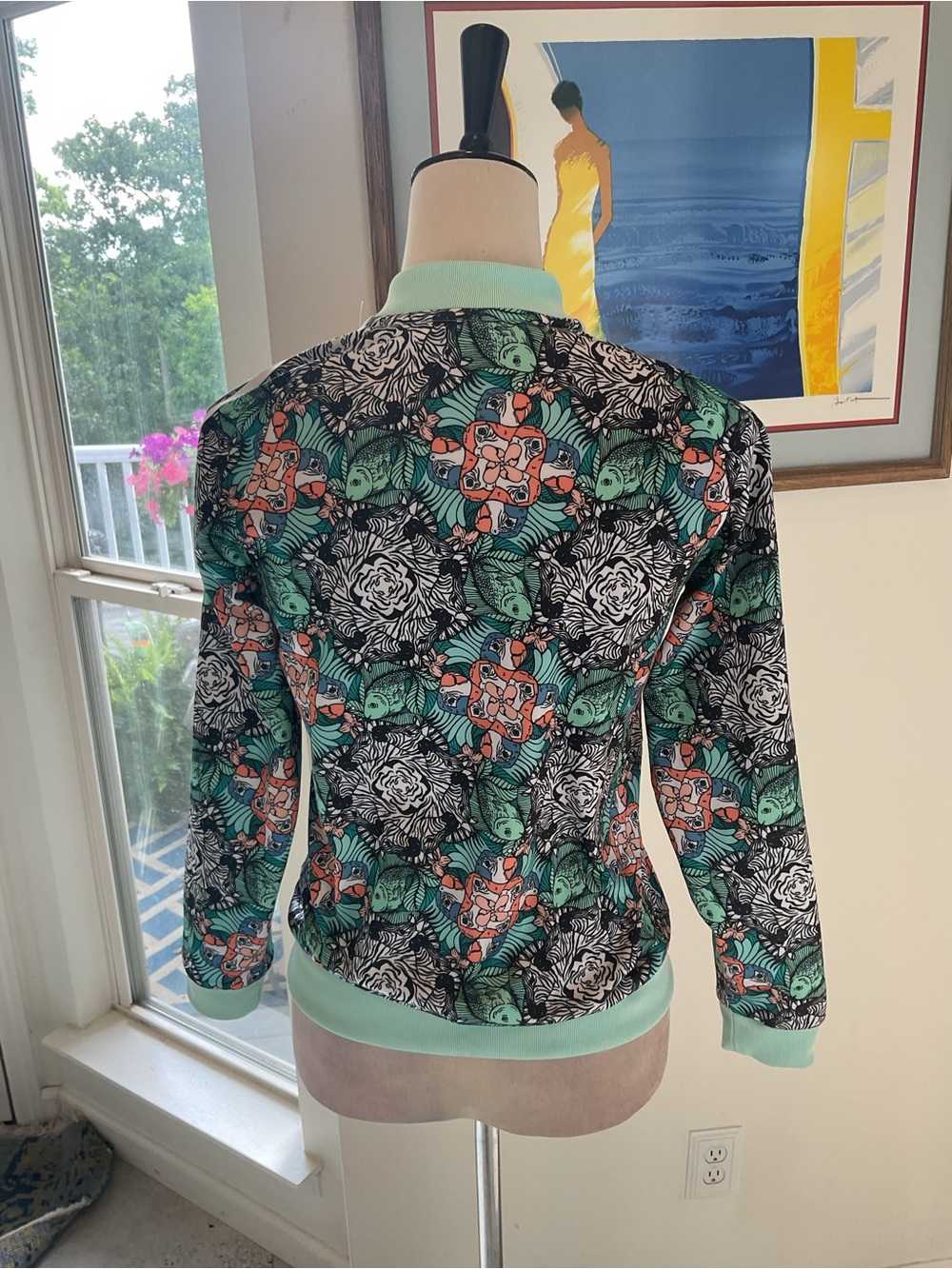 adidas Multi-Color Zoo-Print Track Jacket - Picture 5 of 7